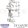 Grohe Essence Single-Lever Sink Mixer Tap Dimensions